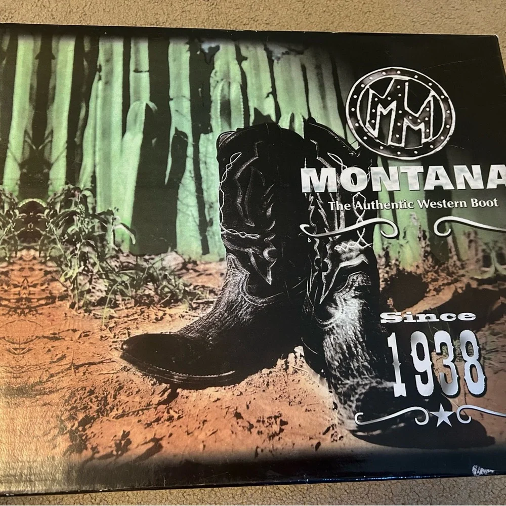 Bluebird Cowboy Boots Montana New Old Stock Gene Autry Centennial Women 7.5 - Picture 10 of 13